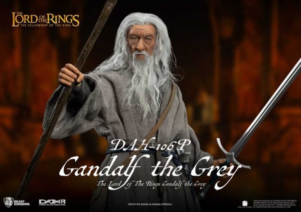 Der Herr der Ringe Dynamic Action Heroes 1/9 Gandalf der Graue 21 cm Figur