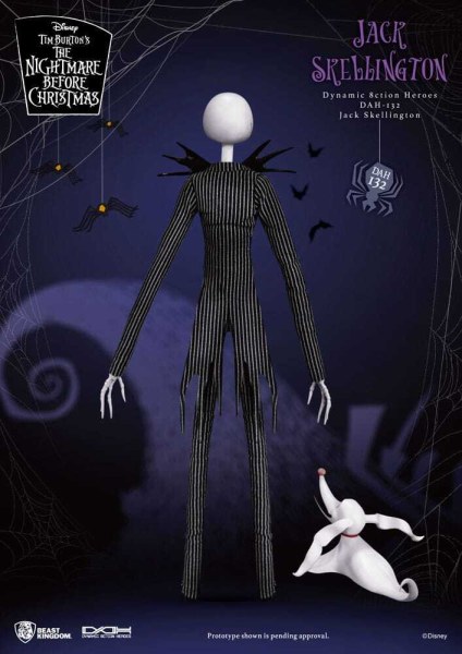 Die Weihnachten vor Weihnachten Dynamic Action Heroes 1/9 Jack 21 cm Figur