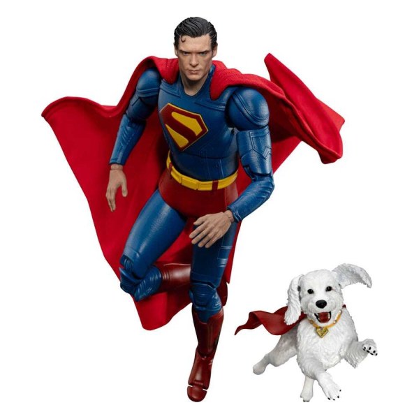 Superman (2025) Superman & Krypto Figur 21 cm