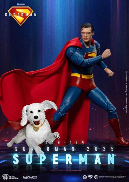Superman (2025) Superman & Krypto Figur 21 cm