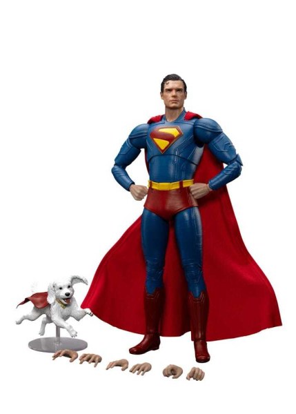 Superman (2025) Superman & Krypto Figur 21 cm