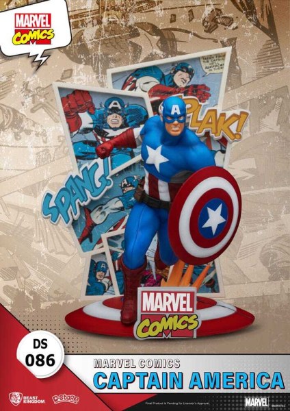 Marvel Comics PVC diorama D-Stage Captain America 16 cm