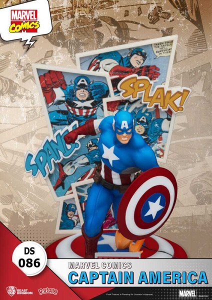 Marvel Comics PVC diorama D-Stage Captain America 16 cm