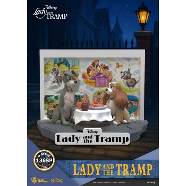 Disney D-Stage PVC-Statuette Susi und Strolch 12 cm