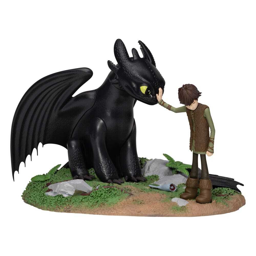 Dragons D-Stage PVC-Statuette Ohnezahn & Hicks 15 cm