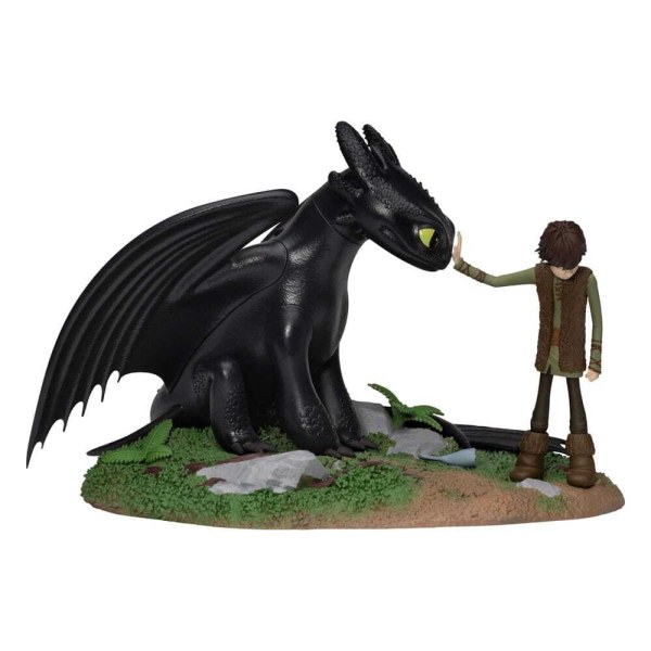 Dragons D-Stage PVC-Statuette Ohnezahn & Hicks 15 cm