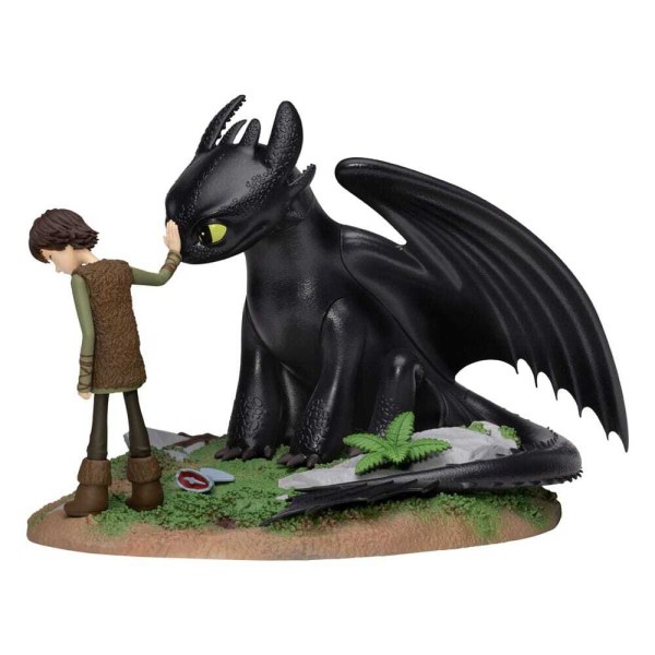 Dragons D-Stage PVC-Statuette Ohnezahn & Hicks 15 cm