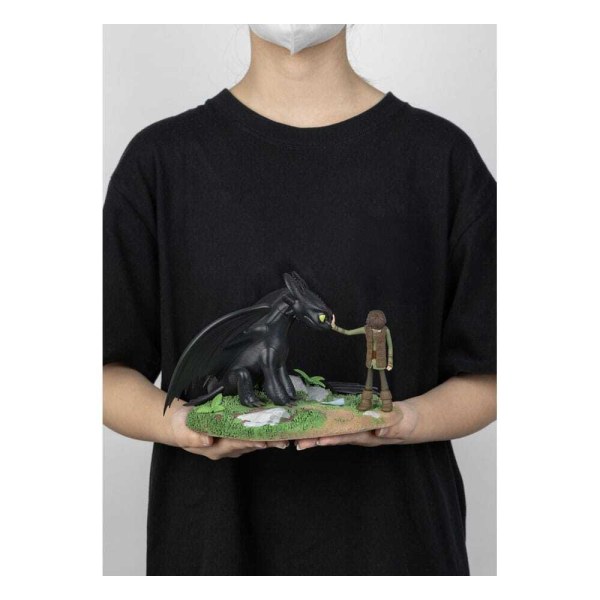Dragons D-Stage PVC-Statuette Ohnezahn & Hicks 15 cm