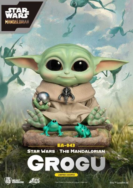 Star Wars: The Mandalorian Egg Attack Grogu-Statue 18 cm