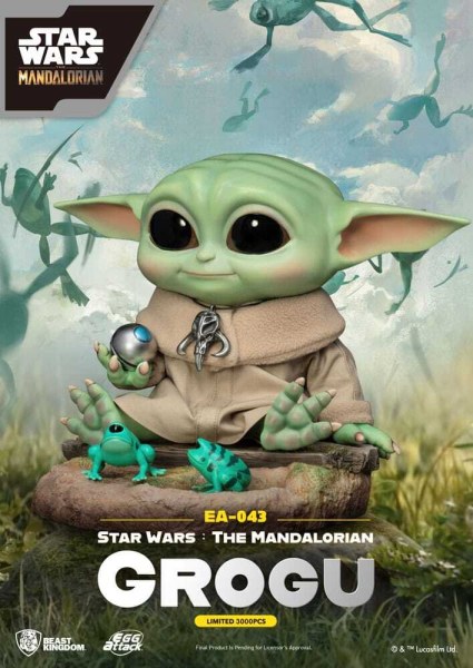 Star Wars: The Mandalorian Egg Attack Grogu-Statue 18 cm