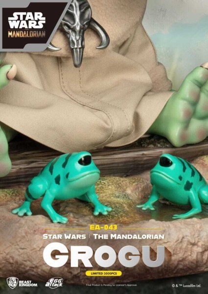 Star Wars: The Mandalorian Egg Attack Grogu-Statue 18 cm