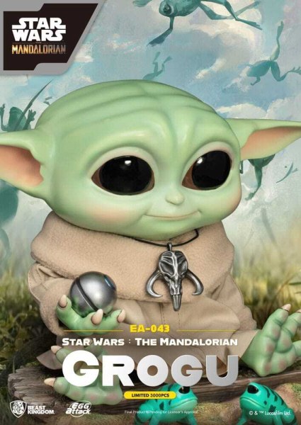 Star Wars: The Mandalorian Egg Attack Grogu-Statue 18 cm