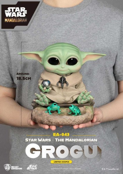 Star Wars: The Mandalorian Egg Attack Grogu-Statue 18 cm
