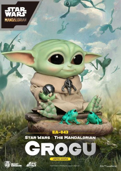 Star Wars: The Mandalorian Egg Attack Grogu-Statue 18 cm