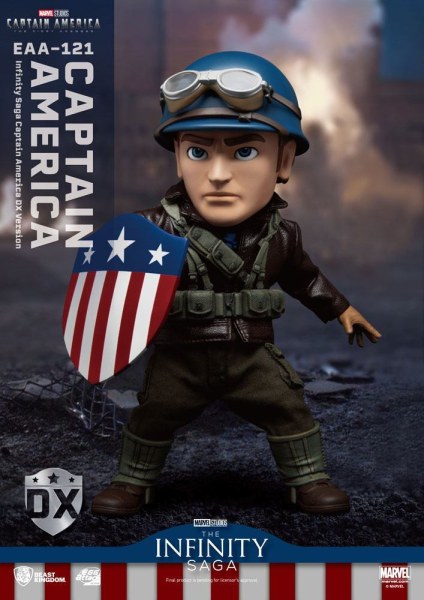 Captain America: The First Avenger Egg Attack Actionfigur Captain America DX Version 17 cm