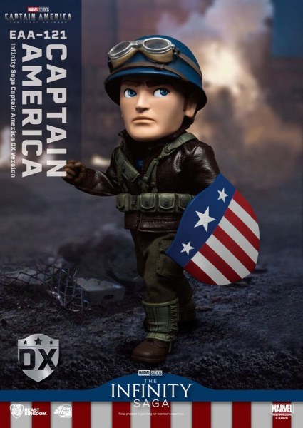 Captain America: The First Avenger Egg Attack Actionfigur Captain America DX Version 17 cm