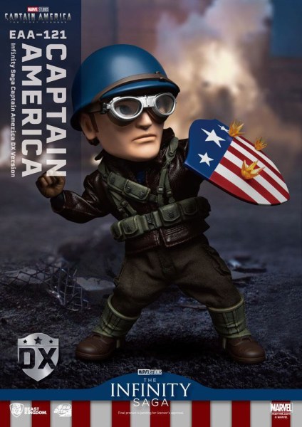 Captain America: The First Avenger Egg Attack Actionfigur Captain America DX Version 17 cm