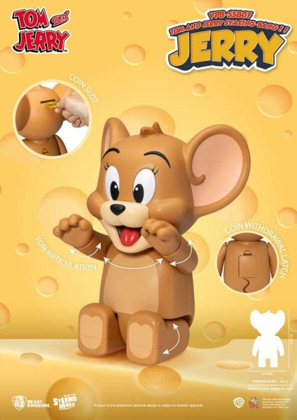 Tom & Jerry Syaking Bang Jerry PVC-Figur 30 cm