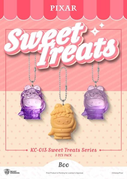 Pixar Sweet Treats Serie 4 cm 3er-Pack schlüsselanhänger