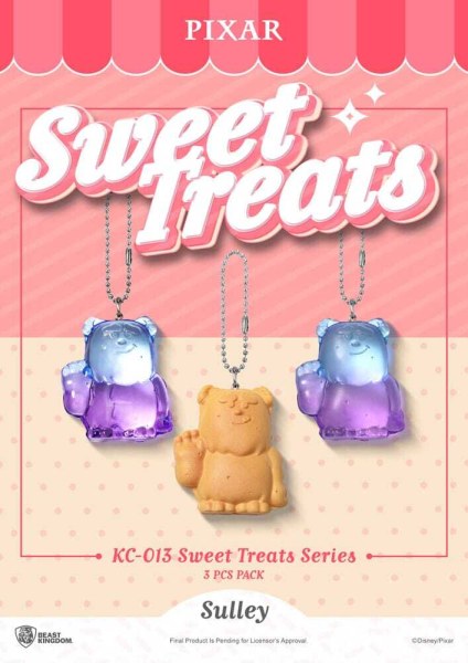 Pixar Sweet Treats Serie 4 cm 3er-Pack schlüsselanhänger
