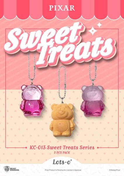 Pixar Sweet Treats Serie 4 cm 3er-Pack schlüsselanhänger