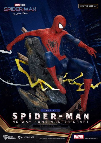Spider-Man: No Way Home-Statuette Master Craft The Amazing Spider-Man 35 cm