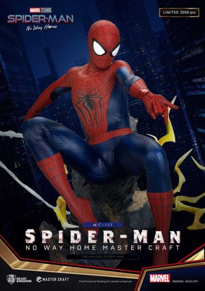Spider-Man: No Way Home-Statuette Master Craft The Amazing Spider-Man 35 cm