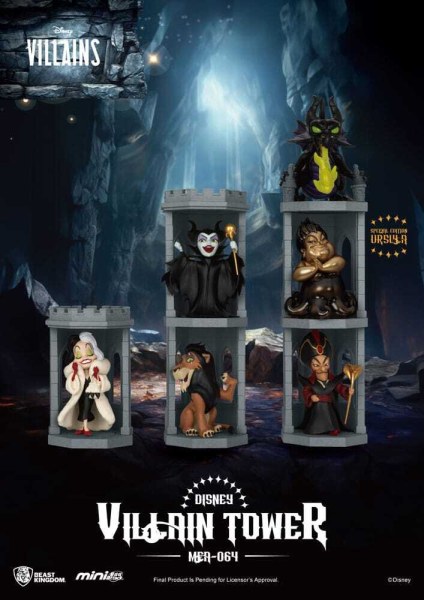 Disney Villains Figurensortiment Mini Egg Attack Villain Tower Blind Box Serie 12 cm
