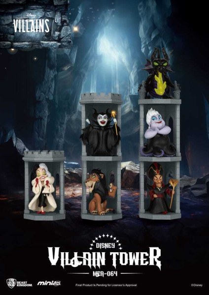 Disney Villains Figurensortiment Mini Egg Attack Villain Tower Blind Box Serie 12 cm