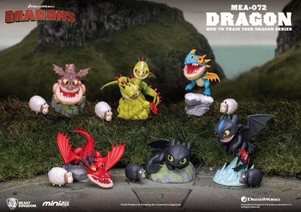 Drachenzähmen leicht gemacht Figurensortiment Mini Egg Attack Blind Box Serie 10 cm