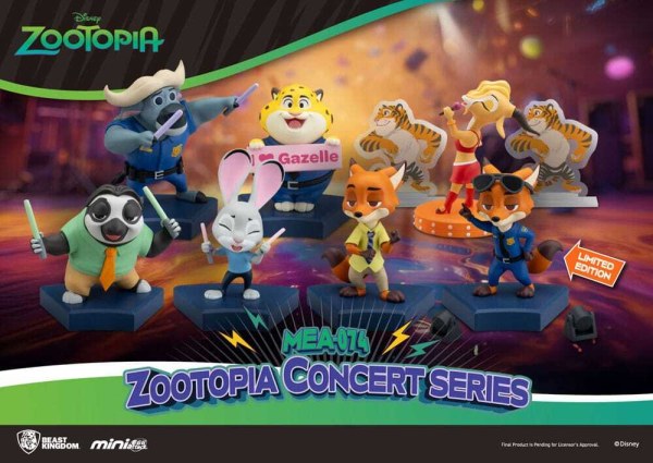 Zootopia Figurensortiment Mini Egg Attack Blind Box Concert Series 8 cm