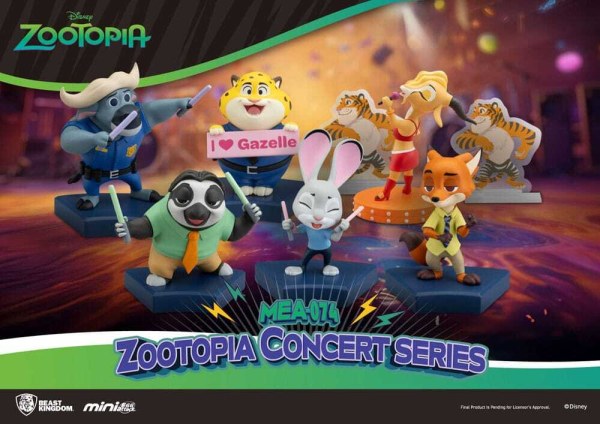 Zootopia Figurensortiment Mini Egg Attack Blind Box Concert Series 8 cm