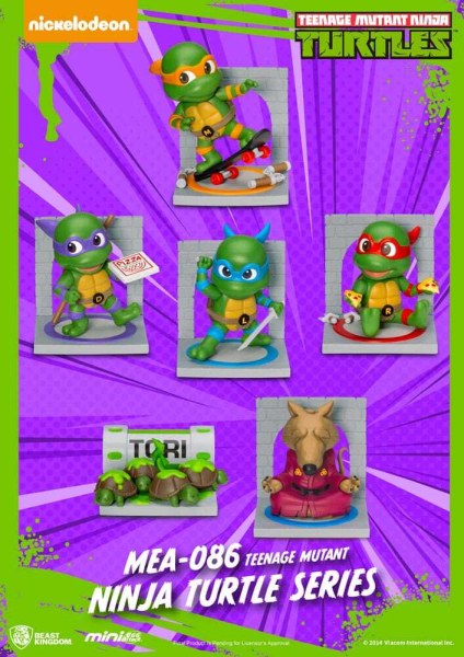 Ninja Turtles Figurensortiment Mini Egg Attack Blind Box Serie 12 cm