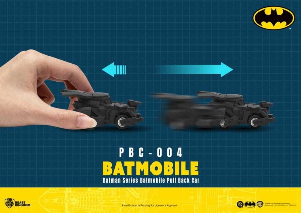 Batman Pull Back Car Series 6er-Pack Reibungsautos Blind Box