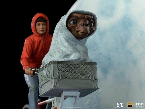 ET der Außerirdische Statuette 1/10 Art Scale Deluxe ET & Elliot 27 cm
