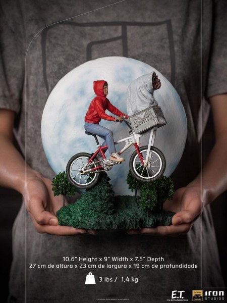 ET der Außerirdische Statuette 1/10 Art Scale Deluxe ET & Elliot 27 cm