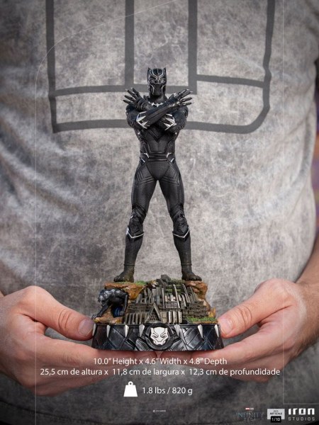 Die Infinity Saga-Statuette Art Scale 1/10 Black Panther Deluxe 25 cm