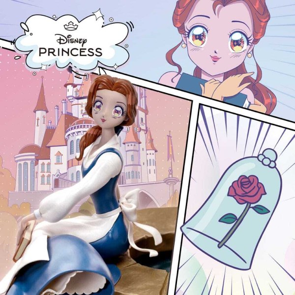 Disney-Statuette Anime Princess Scale Belle 15 cm