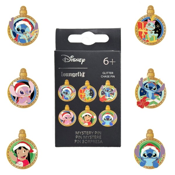 LILO & STITCH WEIHNACHTS-ORNAMENTE MYSTERY BOX PIN - DISNEY LOUNGEFLY