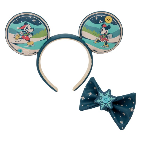 MICKEY UND MINNIE URLAUBS-OHREN-HAARBAND - DISNEY LOUNGEFLY