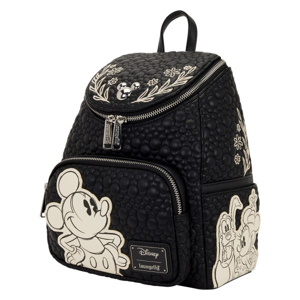 Mickey & Friends Mini-Rucksack mit Künstlerskizze – Disney Loungefly
