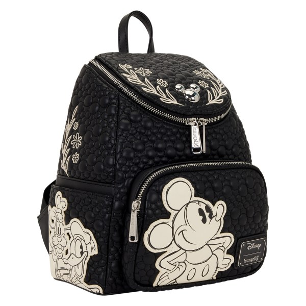 Mickey & Friends Mini-Rucksack mit Künstlerskizze – Disney Loungefly