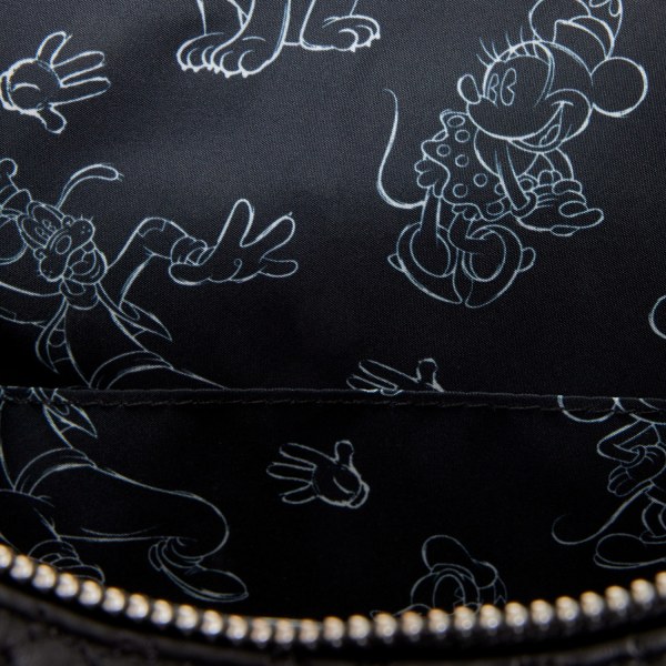 Mickey & Friends Mini-Rucksack mit Künstlerskizze – Disney Loungefly