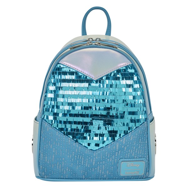 Prinzessin Elsa Glitzer-Pailletten-Cosplay-Mini-Rucksack - Disney Loungefly Die Eiskönigin
