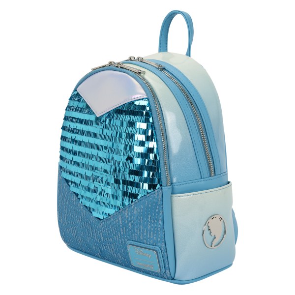 Prinzessin Elsa Glitzer-Pailletten-Cosplay-Mini-Rucksack - Disney Loungefly Die Eiskönigin