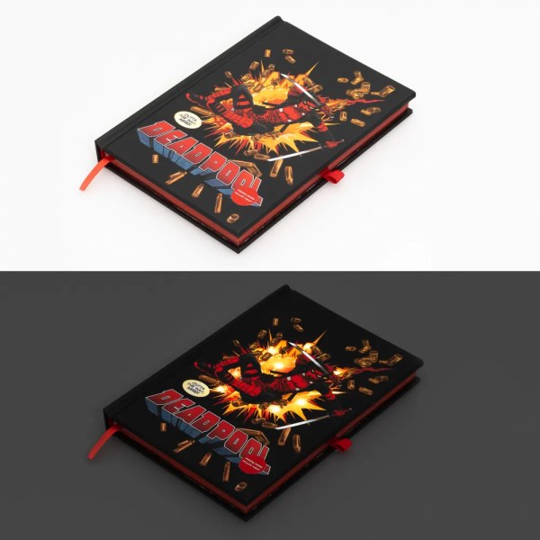 PREMIUM A5 NOTIZBUCH MIT LICHT - MARVEL DEADPOOL
