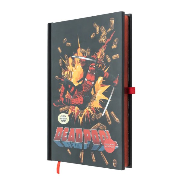 PREMIUM A5 NOTIZBUCH MIT LICHT - MARVEL DEADPOOL