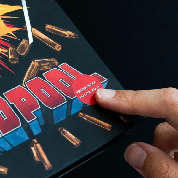 PREMIUM A5 NOTIZBUCH MIT LICHT - MARVEL DEADPOOL