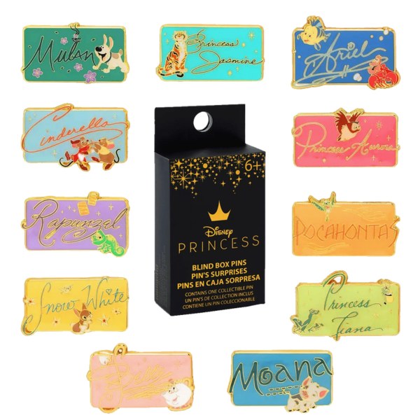 PRINZESSINNEN-SIGNATUR-ÜBERRASCHUNGSBOX-ANHÄNGER - DISNEY LOUNGEFLY