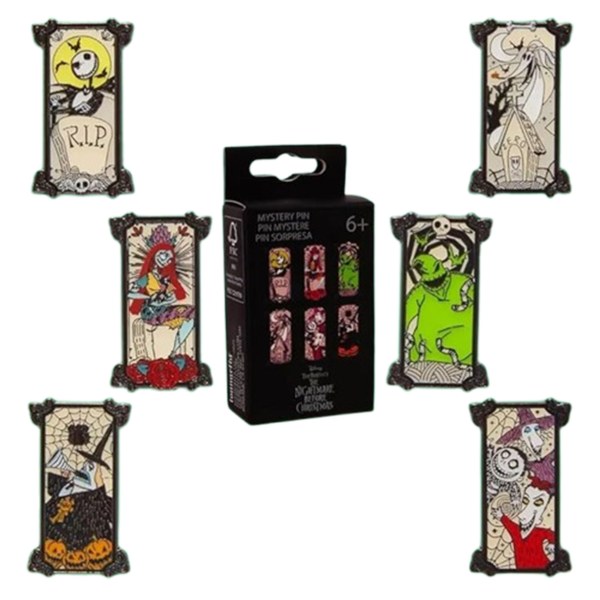 PIN IM PORTRAIT-STIL MIT ÜBERRASCHUNGSBOX - DISNEY LOUNGEFLY THE NIGHTMARE BEFORE CHRISTMAS